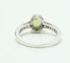 Sparkling Oval Shaped Peridot Ring