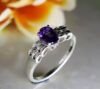 Oval Magic Garden Amethyst Ring