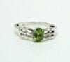 Oval Dance With The Waves Peridot Ring